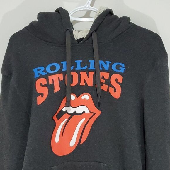 the Rolling Stones medium dark grey hoodie - Picture 2 of 7